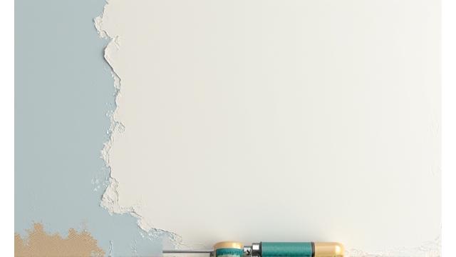 Professional patching and painting a drywall section on a wall, depicting wall and ceiling repair.